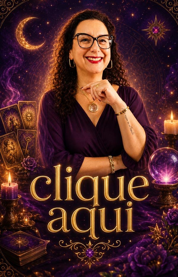 Clau Silva na apresentação do Baralho Cigano Descomplicado